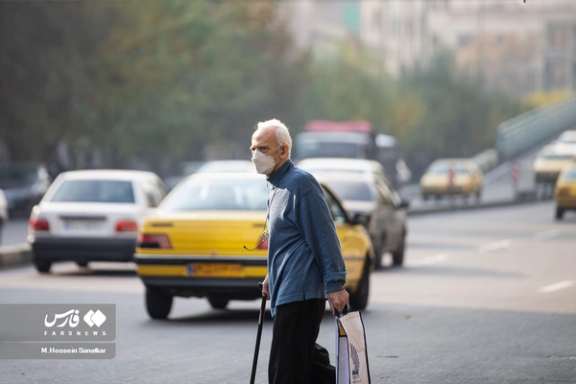 The air pollution in the Iranian capital Tehran have reached high levels and is considered unhealthy for everyone. (December 2023)
