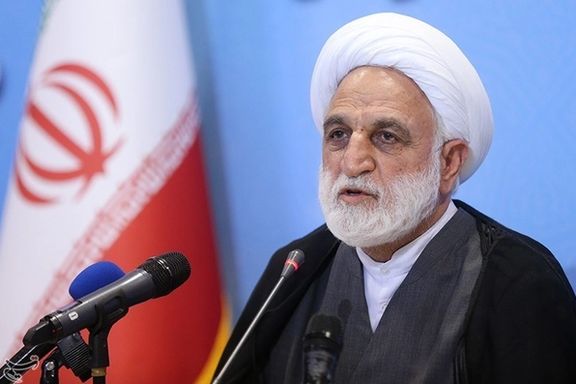 The head of Iran's Judiciary, Gholam-Hossein Mohseni Ejei (file photo)