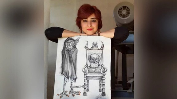 Iranian Cartoonist Atena Farghadani