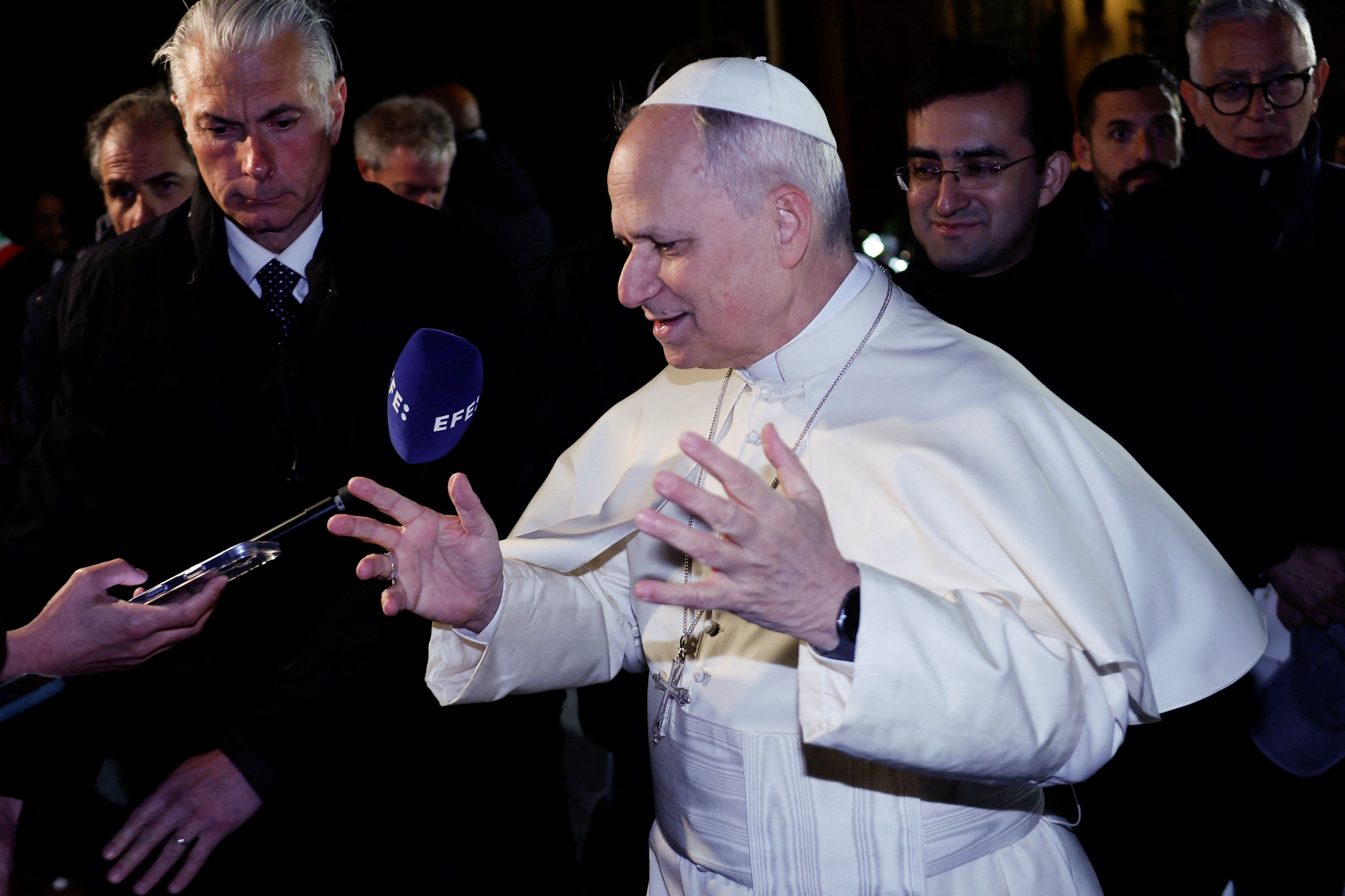 پاپ از ترامپ خواست به جنگ پایان دهد