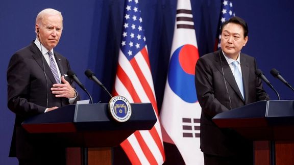 President Joe Biden with South Korea's Yoon Seok-youl. May 21, 2022