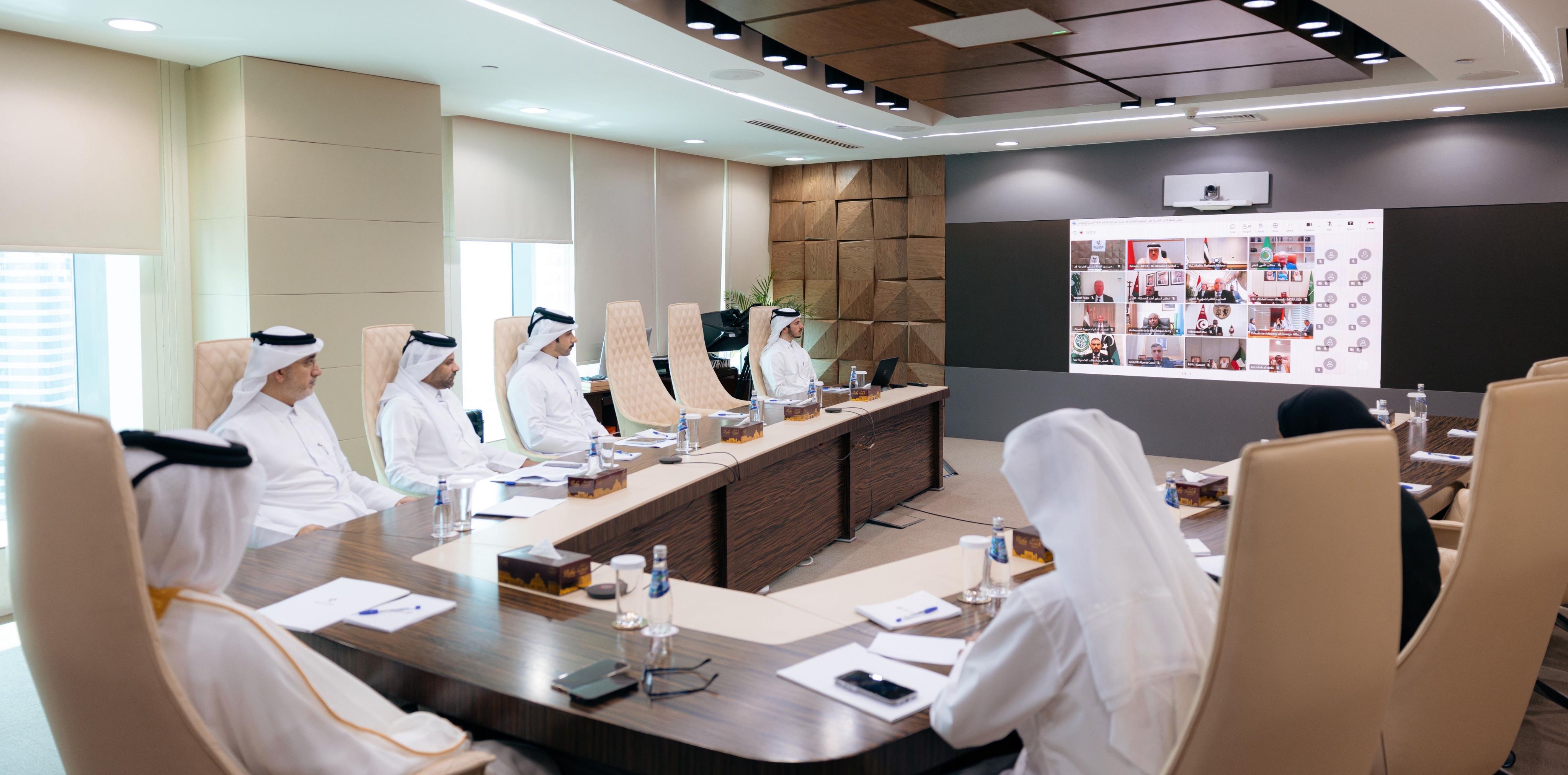 قطر در نشست اتحادیه عرب برای بررسی حملات تهران به کشورهای منطقه شرکت کرد