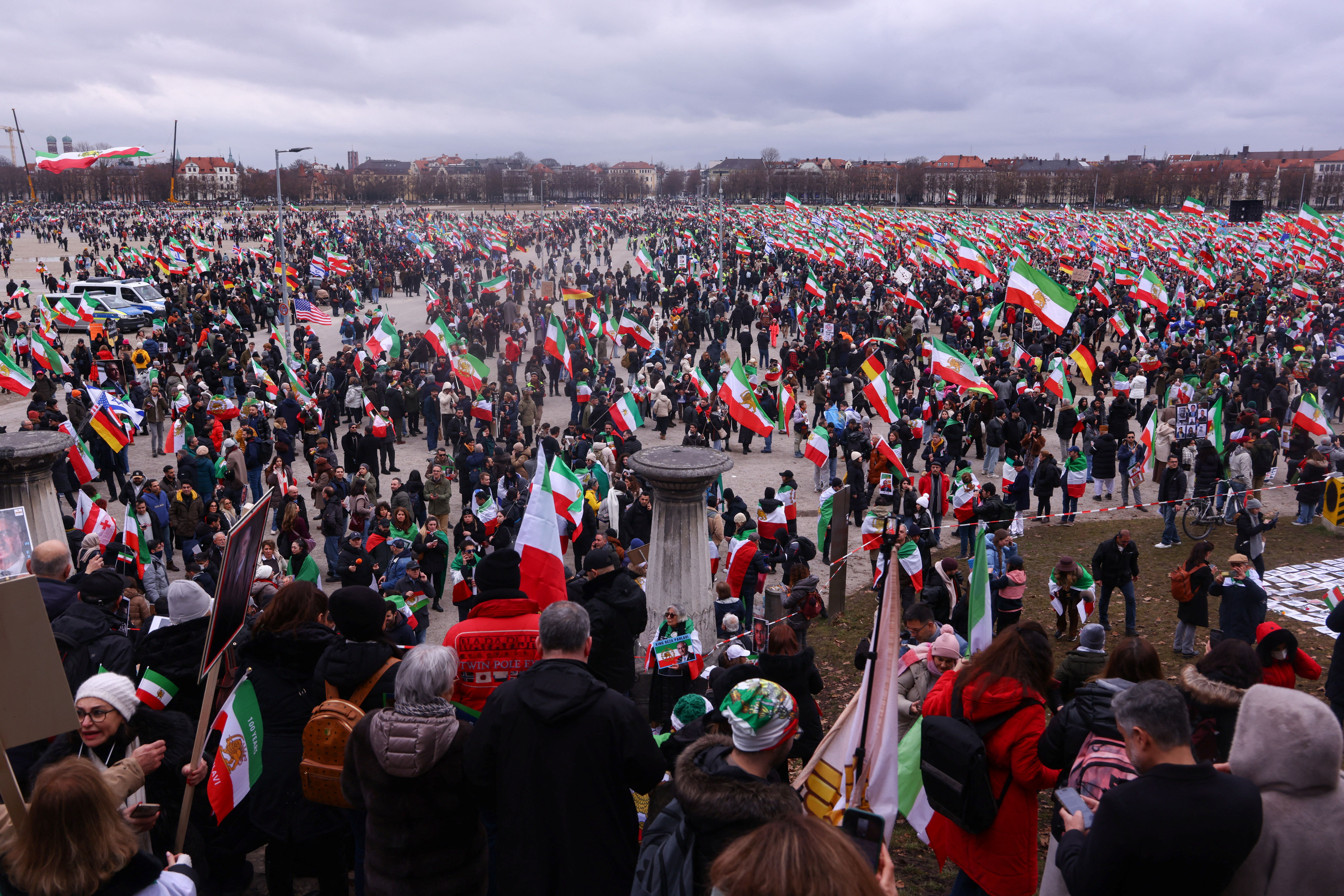 Overnight chants in Iran follow mass diaspora rallies in global show of support