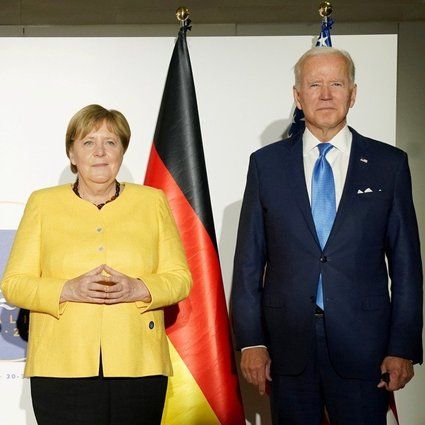 بایدن و مرکل راههای مقابله با سوءاستفاده روسیه از انتقال گاز به اروپا را بررسی کردند