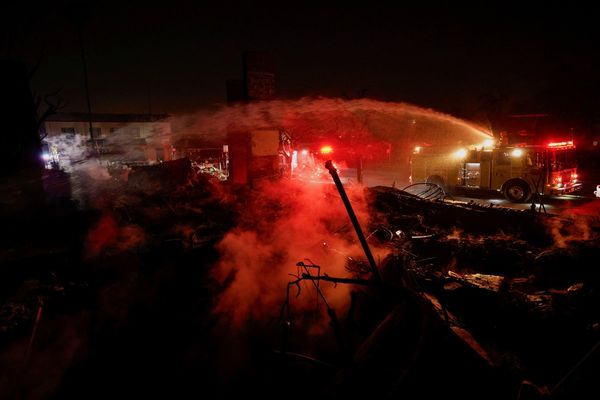 California fire framed by Iranian media as an act of divine wrath