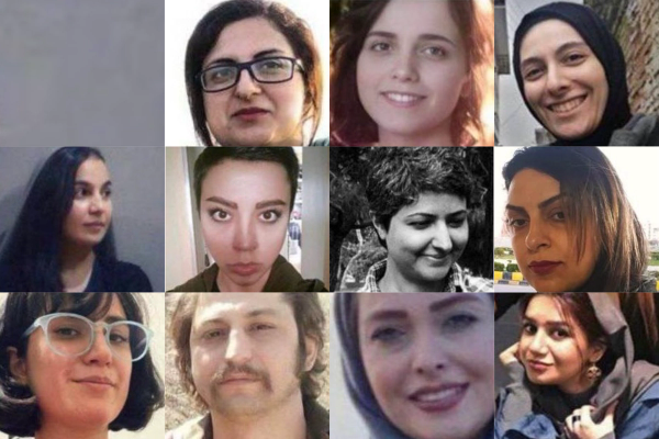 115 ناشطًا نقابيًا في إيران يطالبون بإلغاء حكم السجن 60 عامًا بحق 11 ناشطة حقوقية
