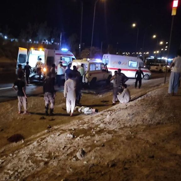 در تصادفی زنجیرهای در بم پنج نفر کشته شدند