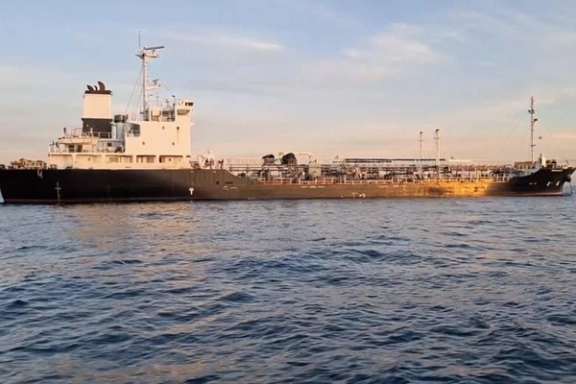 A screengrab from footages released by Iran's state media on December 24, purporting to show an oil tanker seized in the Persian Gulf