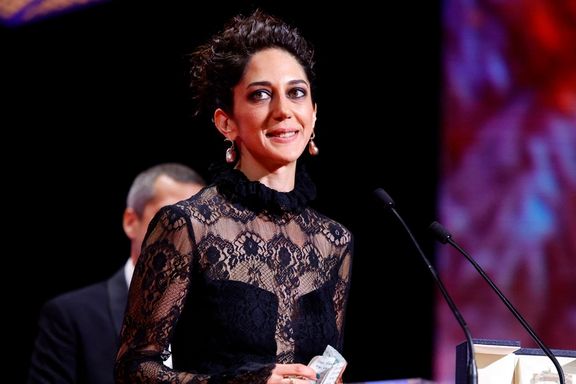 زر امیر ابراهیمی، برنده جایزه بهترین بازیگر زن جشنواره کن:دلم با آبادان و خاک ایران است