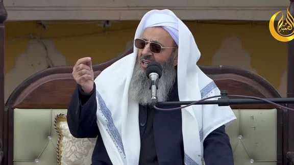 The leader of Iran’s Sunni population Mowlavi Abdolhamid during his Friday sermon on November 24, 2023