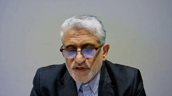 Amir Saeid Iravani, Iran's ambassador and permanent representative to the United Nations, during an interview with CNN television news network on November 9, 2023
