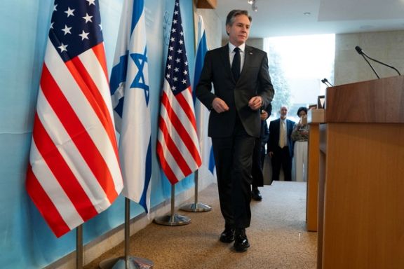 Secretary of State Antony Blinken in Israel in March 2022