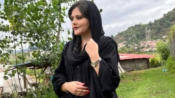 Mahsa Amini, whose death in police custody has sparked the biggest uprising against the Islamic Republic