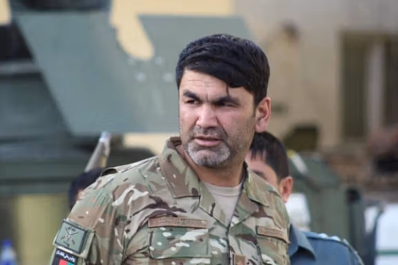 File photo of former Afghan police general Ikramuddin Sari