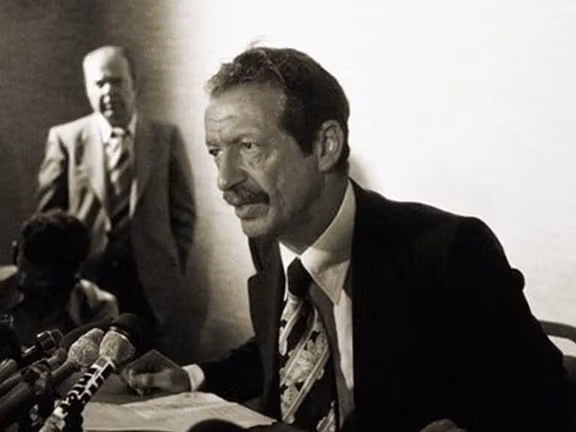 Shapour Bakhtiar, the last prime minister of Iran under the last shah of Iran Mohammad Reza Pahlavi