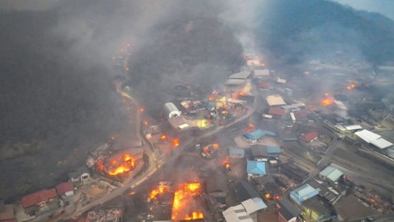 گسترش آتشسوزی جنگلهای کره جنوبی و کشته شدن ۲۷ نفر