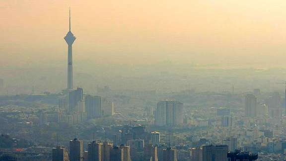 Air pollution in Tehran. Undated