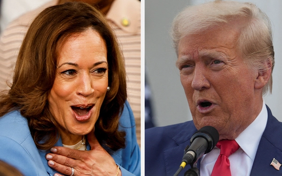 نظرسنجی جدید: کامالا هریس با ۴ درصد از دونالد ترامپ پیشتاز است