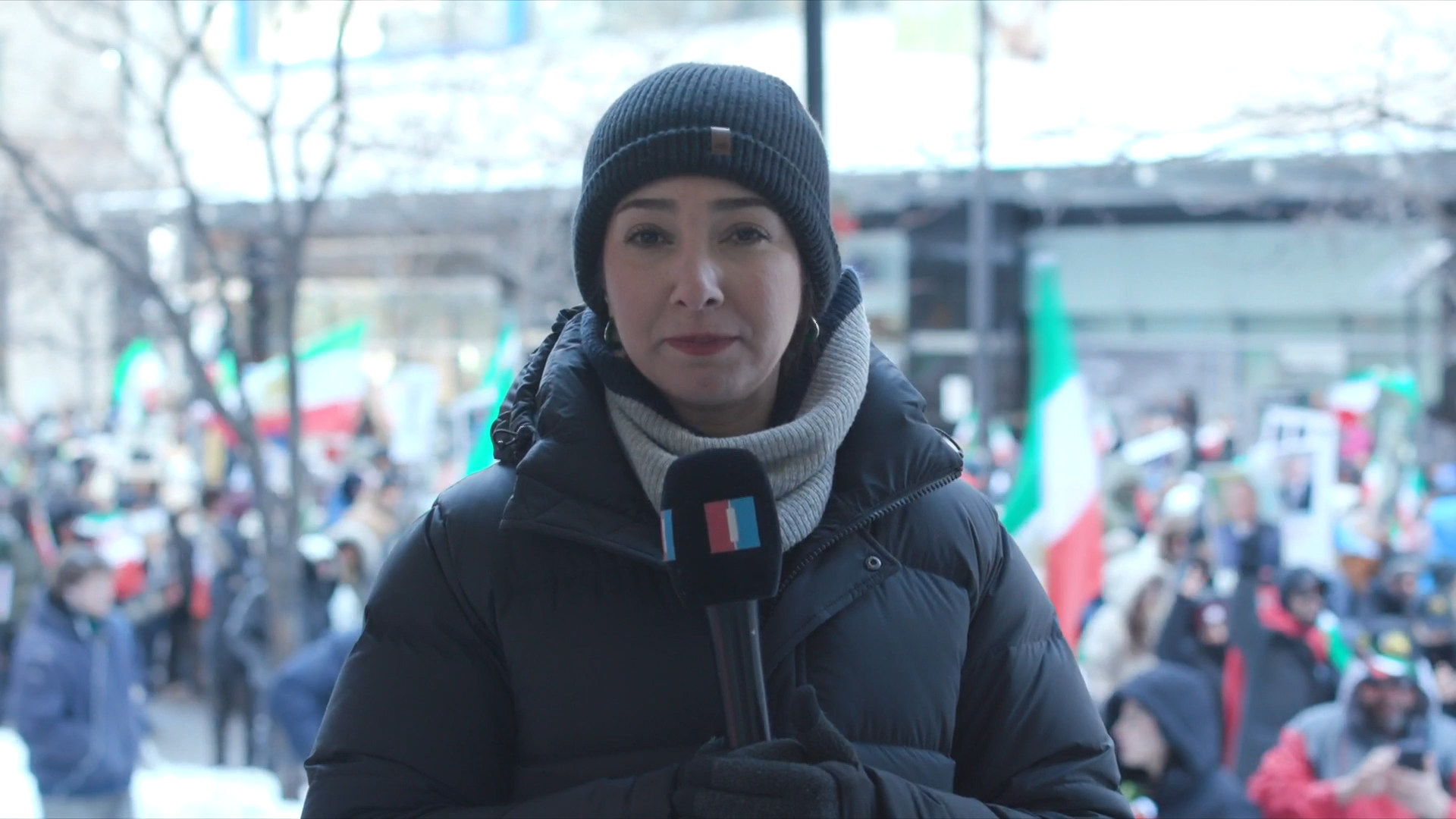 تجمع ایرانیان تورنتو برای همبستگی با مردم ایران و حمایت جامعه جهانی از معترضان