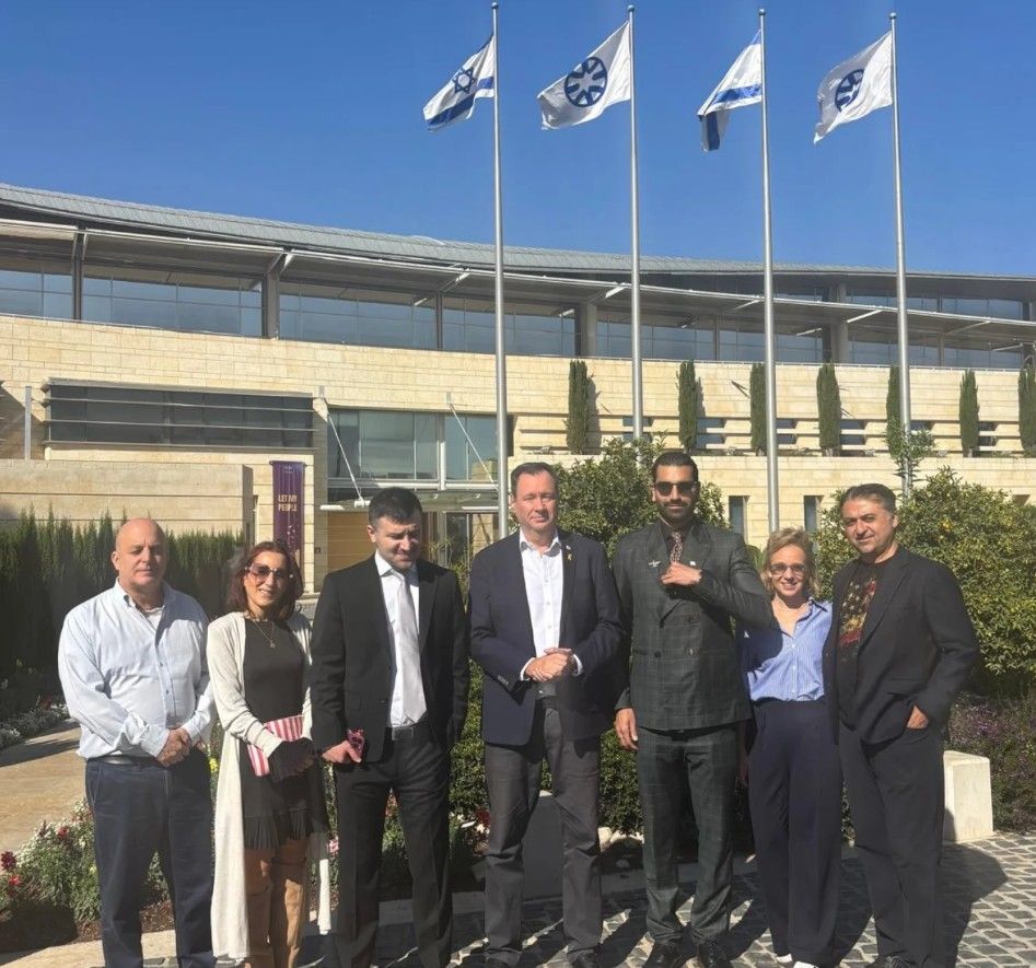 حضور کاترین شکدم در میان ایرانیان دعوت‌شده از سوی وزارت خارجه اسرائیل