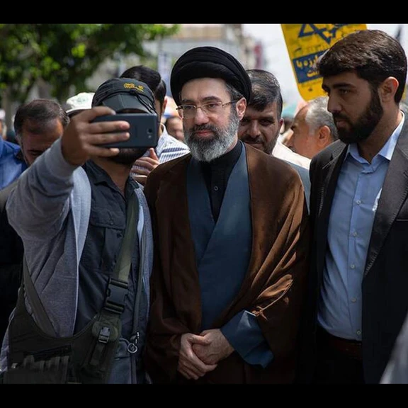 File photo of Mojtaba Khamenei