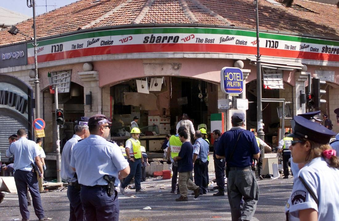 حمله انتحاری به یک پیتزافروشی در اورشلیم، آگوست ۲۰۰۱