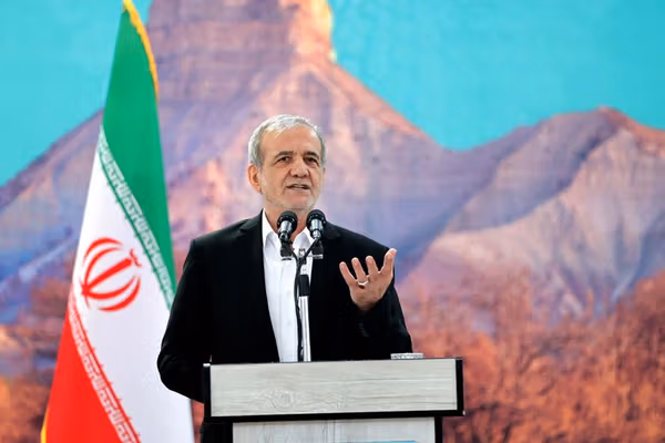 Iran open to diplomacy despite US-Israeli strikes, Pezeshkian says