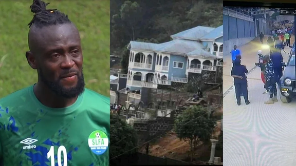 حمله هواداران خشمگین به خانه مهاجم سیرالئون