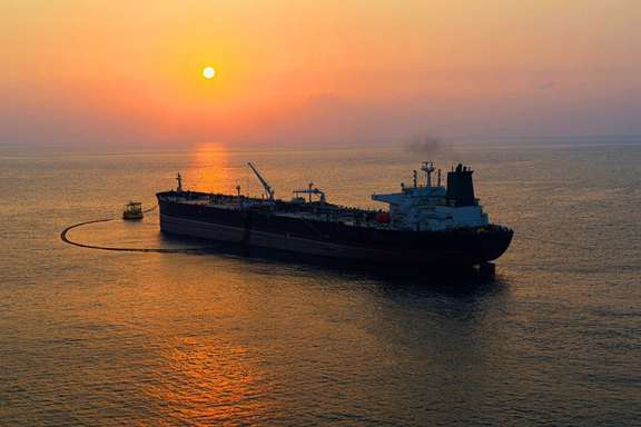 Condensate cargo loaded at Iran's South Pars field in the Persian Gulf, May 2025
