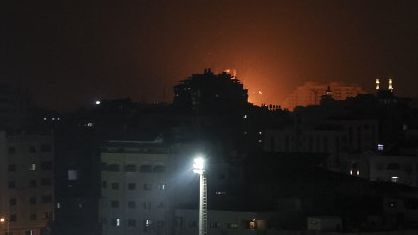 رسانههای فلسطینی از حمله هوایی اسرائیل به مناطقی از نوار غزه خبر دادند