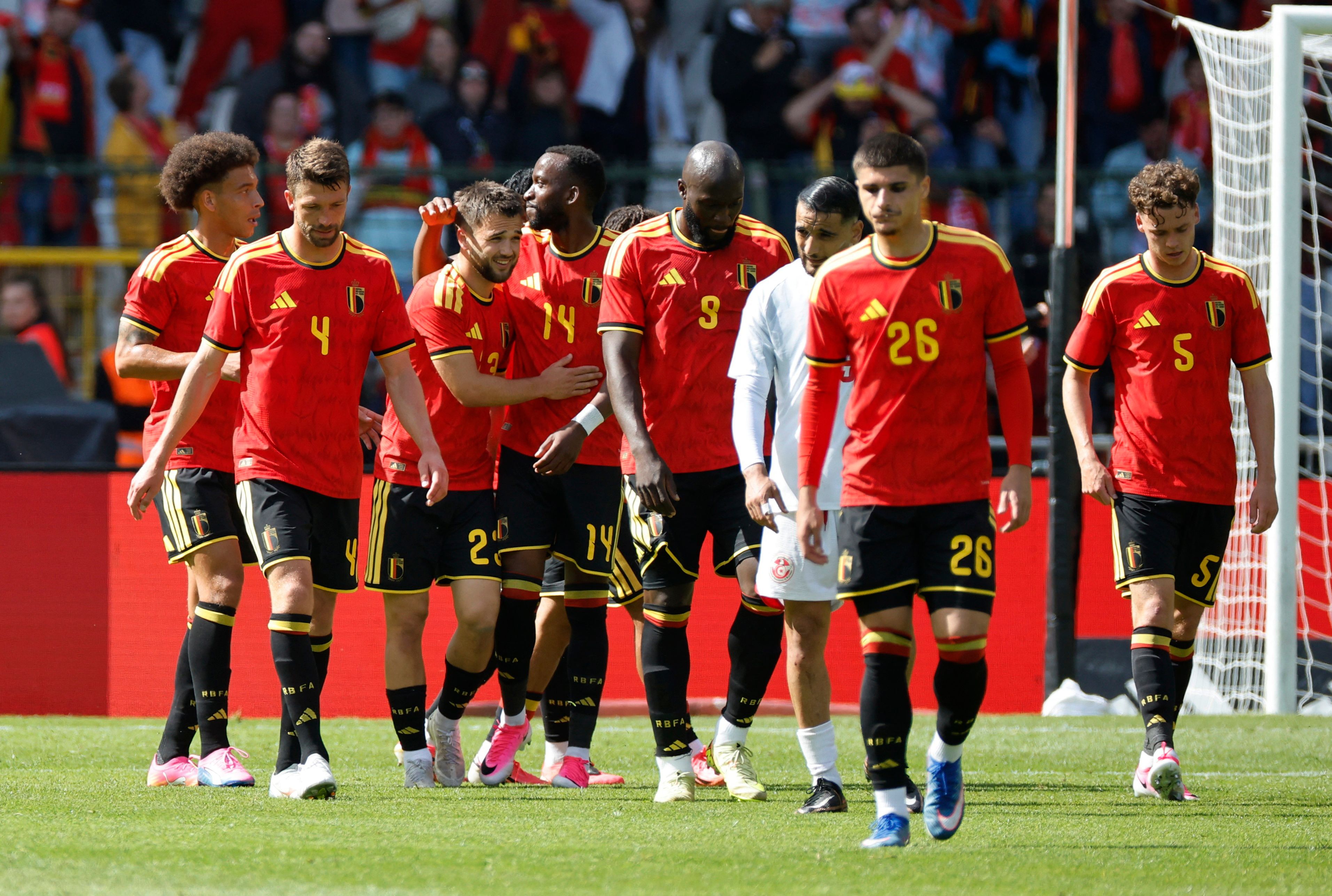 بلژیک ۵-۰ تونس؛ سرحال و شکست‌ناپذیر مثل شیاطین سرخ 
