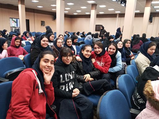 A group of Iranian highschool students (undated)