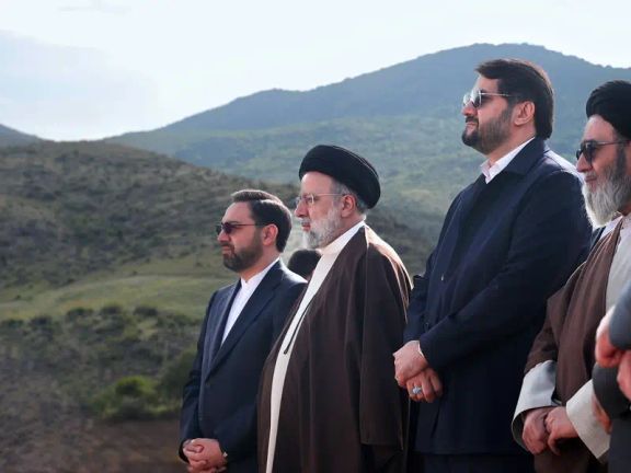 President Ebrahim Raisi and some other high-ranking officials before the chopper crash