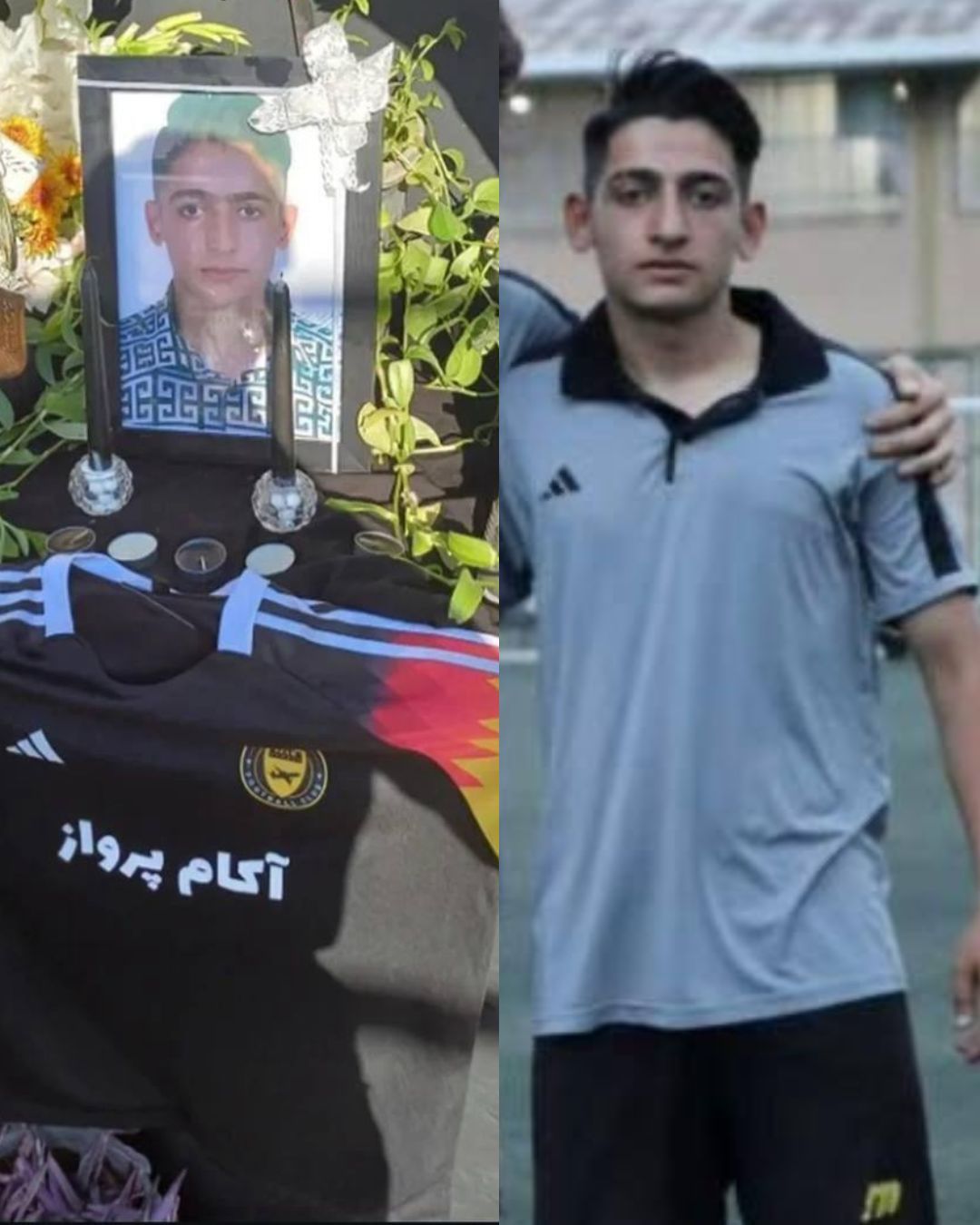 امیرمحمد لطفی، کاپیتان تیم فوتبال جوانان «آکام پرواز پایتخت» به دست جمهوری اسلامی کشته شد