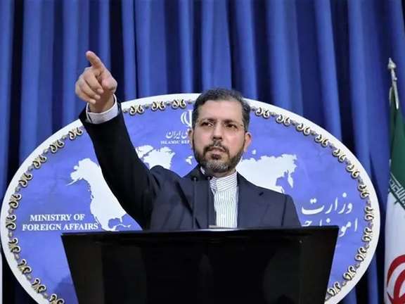 Iran's foreign ministry spokesman Saeed Khatibzadeh