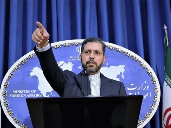 Iran's foreign ministry spokesman Saeed Khatibzadeh
