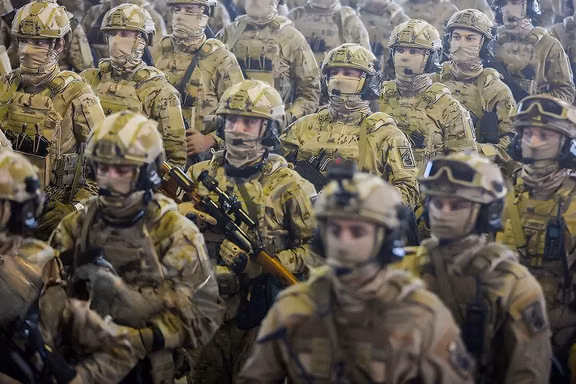 Members of the Revolutionary Guard’s Fatehin Special Forces