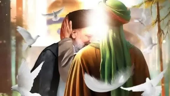 پوستری تبلیغاتی با موضوع مرگ ابراهیم رئیسی