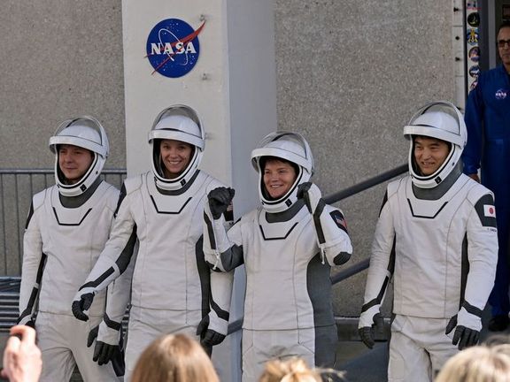 چهار فضانوردی که راهی ایستگاه فضایی بینالمللی شدند