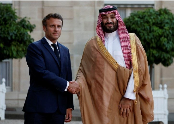 مکرون: سفر محمد بن سلمان مرحله مهمی در روابط فرانسه و عربستان سعودی است