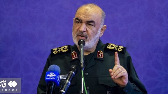 Hossein Salami, the commander-in-chief of the Revolutionary Guards (IRGC)