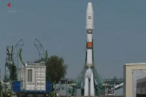 Photo published by government media in Iran apparently showing the Russia launch vehicle. August 9, 2022