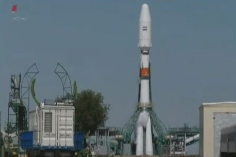 Photo published by government media in Iran apparently showing the Russia launch vehicle. August 9, 2022
