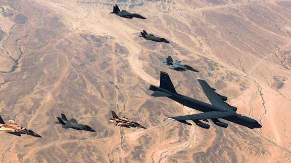 Israeli and US air forces in joint drills in January 2023