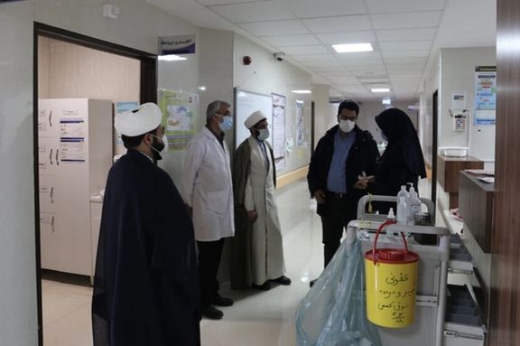 Hijab enforcers in a hospital in Iran