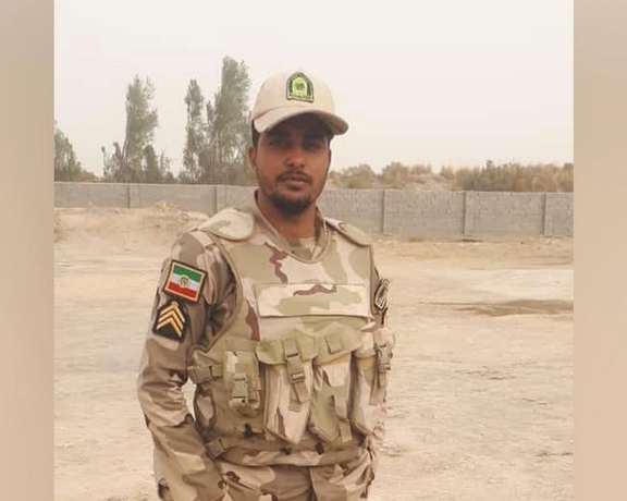 Mohammad Sayyad, the Iranian border guard who was killed in clashes at the Milak border crossing in the southeastern province of Sistan and Baluchestan on June 28