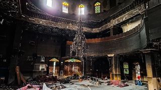 Iran highlights burned mosques to fuel narrative on protest crackdown