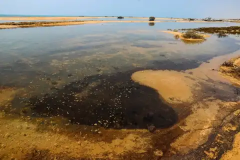 Iran warns oil pollution spreading along southern coast could last years