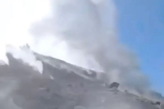 Mount Taftan volcanic activity