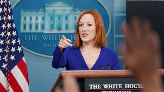 White House Press Secretary Jen Psaki fields a question during a press briefing at the White House in Washington, U.S., April 1, 2022.